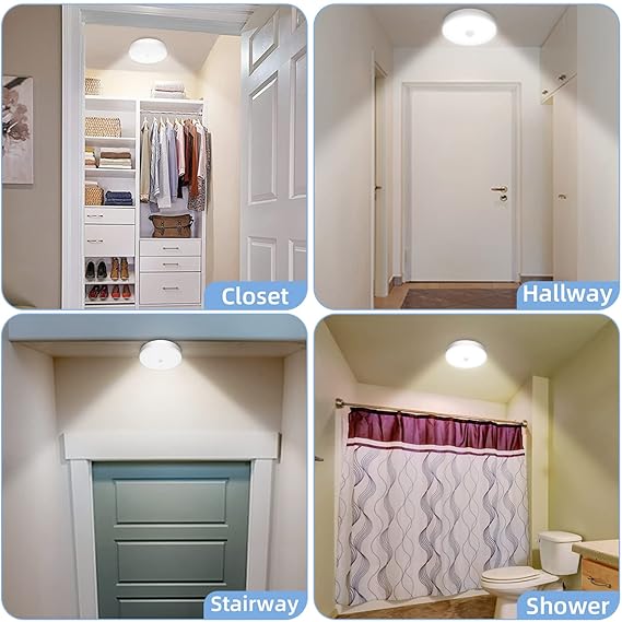 USB Rechargeable Motion Sensor Stick LED Night Light – (Pack of 2)