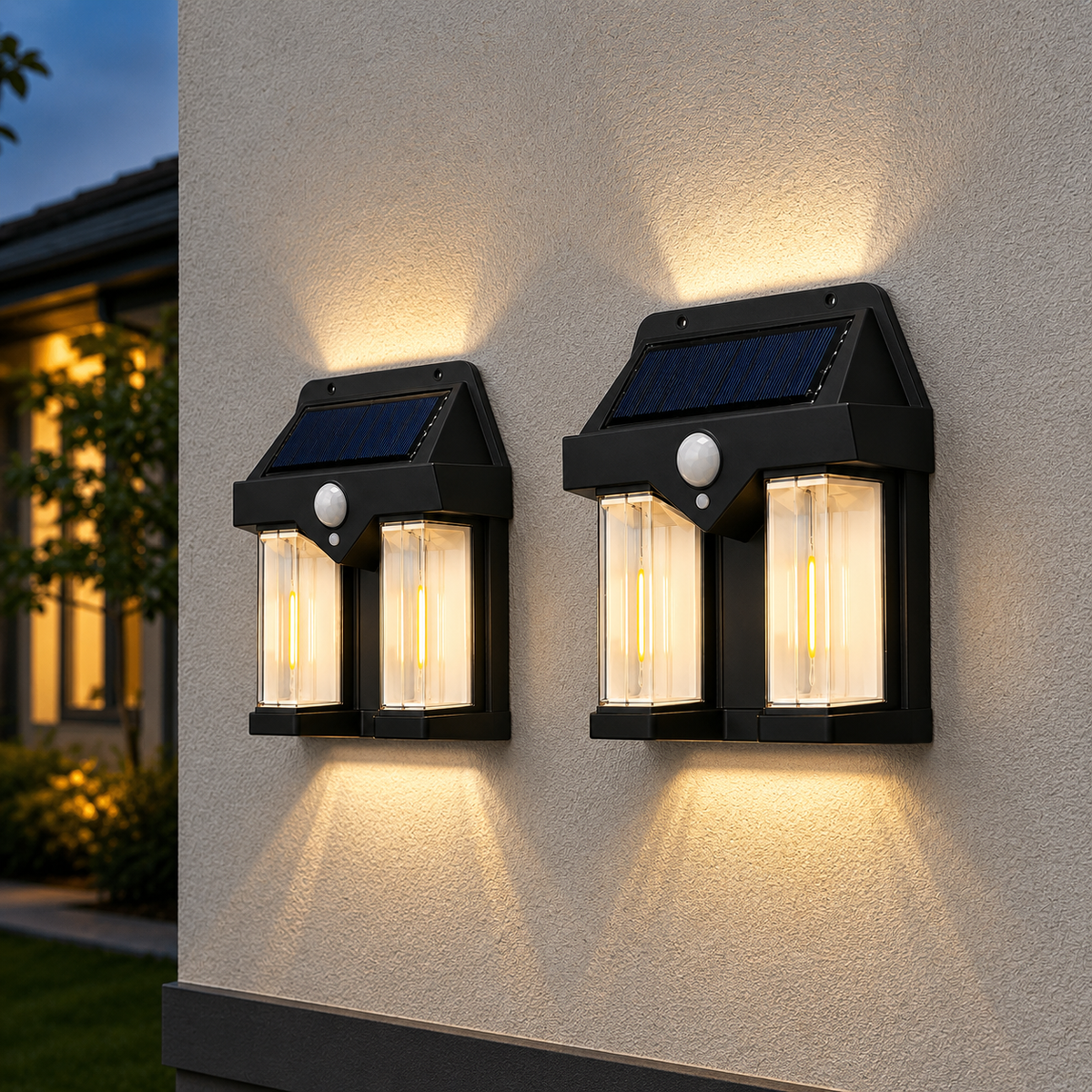 Solar Motion Sensor Wall Light