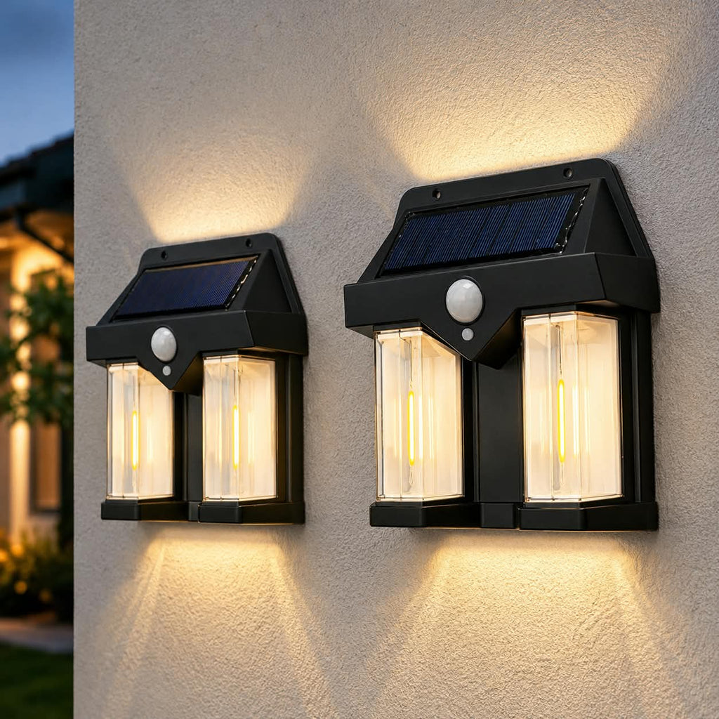 Solar Motion Sensor Wall Light